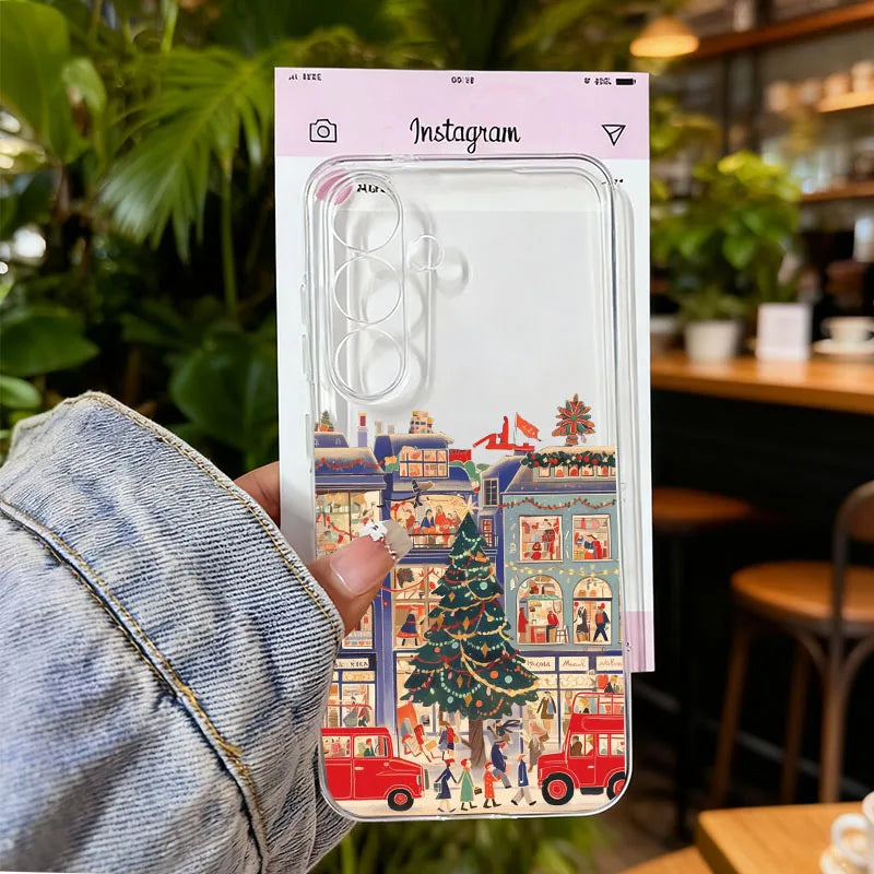 Christmas Winter Snow Samsung Galaxy Cases