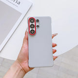 Leather Frameless Ultra Thin Magnetic Samsung Case