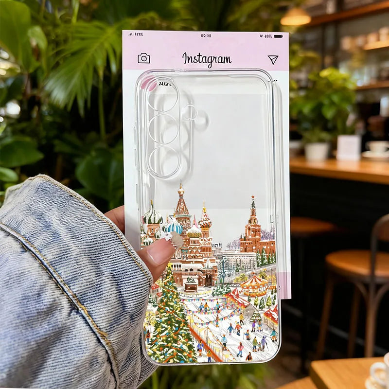 Christmas Winter Snow Samsung Galaxy Cases