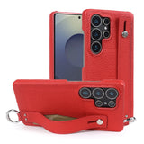 Wristband Strap Leather Samsung Cover