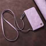 Leather Flip Samsung Galaxy Cases - CaseShoppe Samsung S23 Ultra / Lavender