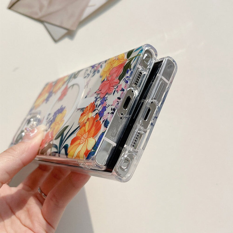 MagSafe Retro Flower Samsung Galaxy Cases - CaseShoppe