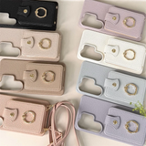 Crossbody Lanyard Ring Card Slots Samsung Galaxy Case