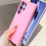 Candy Color Matte Jelly Phone Samsung Case