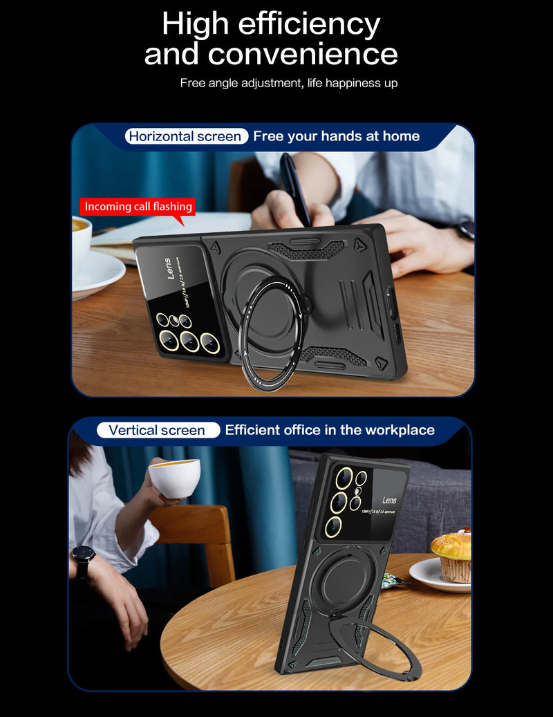 Metal Ring Holder Strong Samsung Case