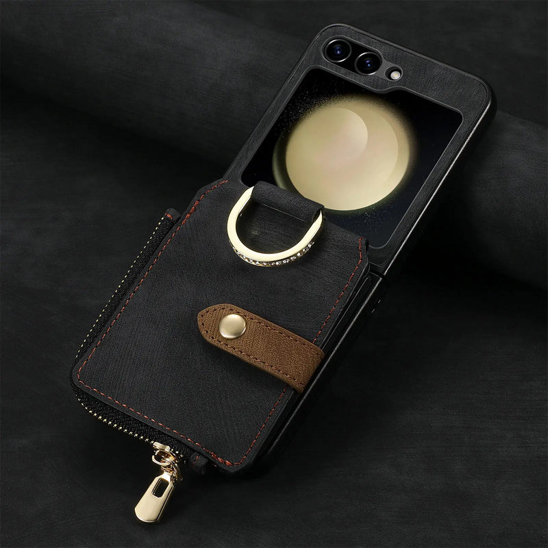 Luxury Card Holder Samsung Galaxy Z Flip Cases