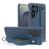Wristband Strap Leather Samsung Cover