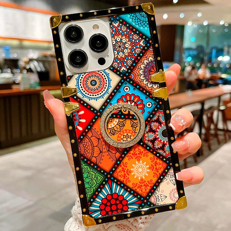 Luxury Print Plated Flower Samsung Galaxy Cases - CaseShoppe
