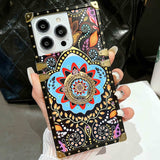 Luxury Print Plated Flower Samsung Galaxy Cases - CaseShoppe For Samsung S23 / 7