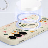 Flower Magsafe Soft Samsung Case
