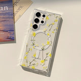 MagSafe Retro Flower Samsung Galaxy Cases - CaseShoppe For Samsung S23 / d