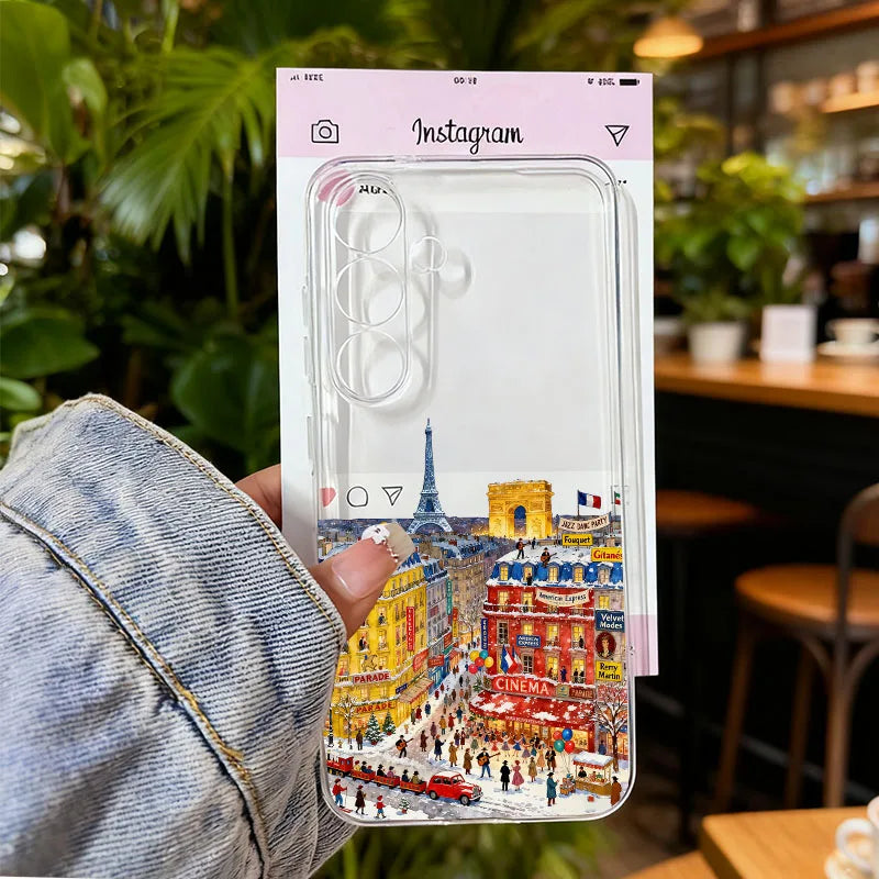 Christmas Winter Snow Samsung Galaxy Cases