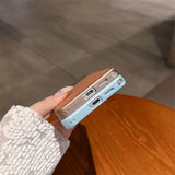 Luxury Matte Metal Litchi Texture Samsung Case