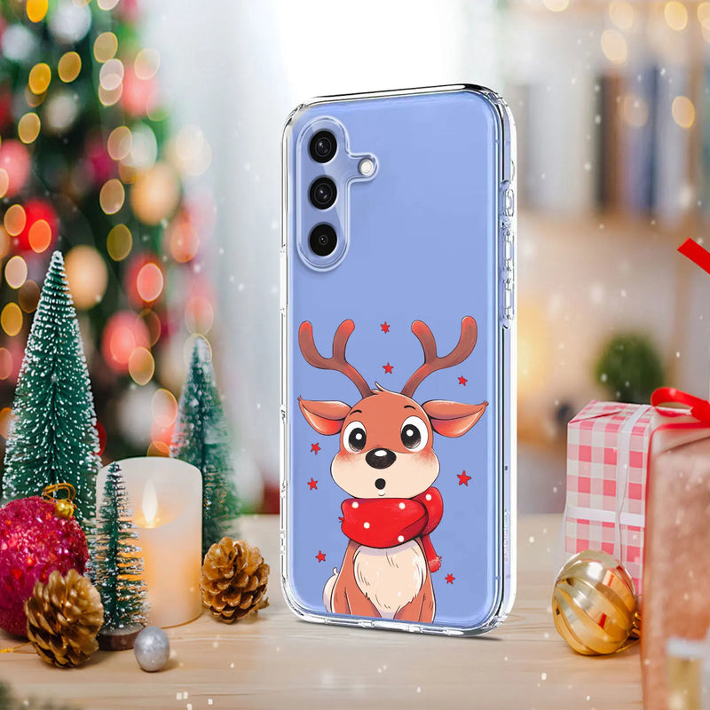 Christmas Reindeer Snowman Samsung Galaxy Cases