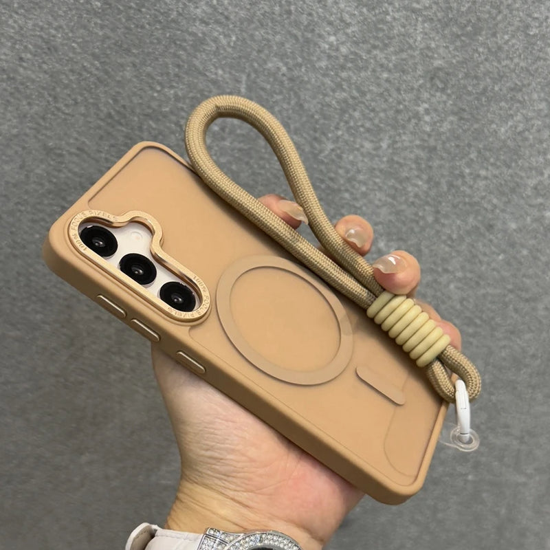Matte Magnetic Samsung Case with Lanyard