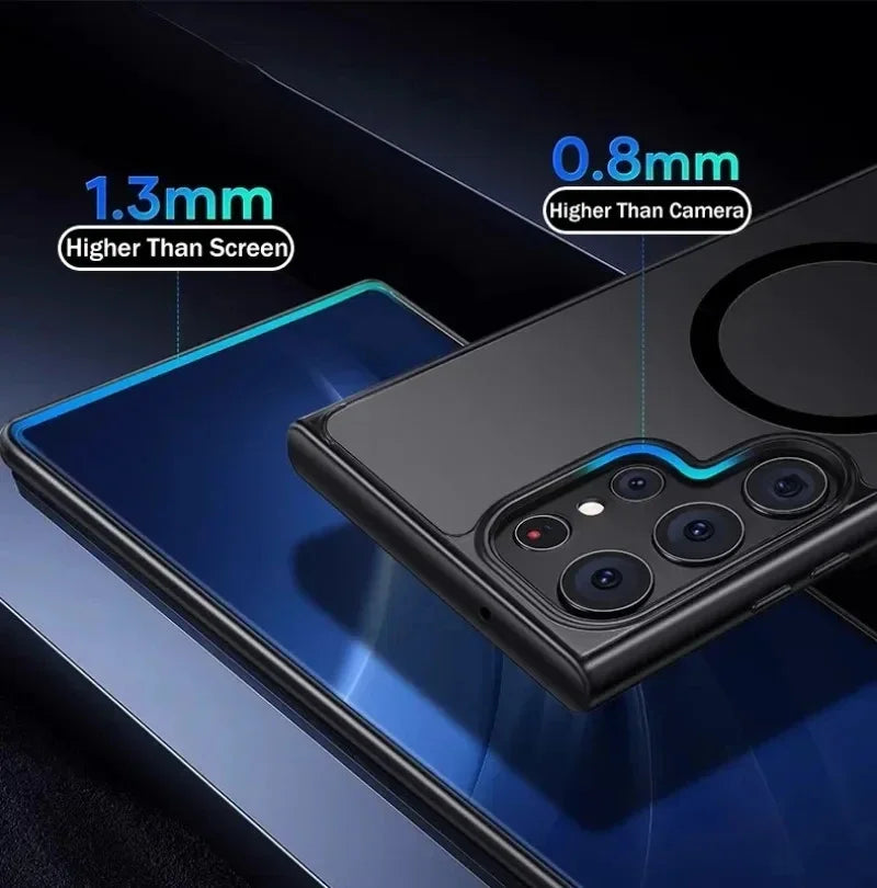 Matte Magnetic Translucency Samsung Cases
