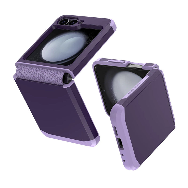 Plating Contrasting Colors Armor Samsung Galaxy Z Flip Case