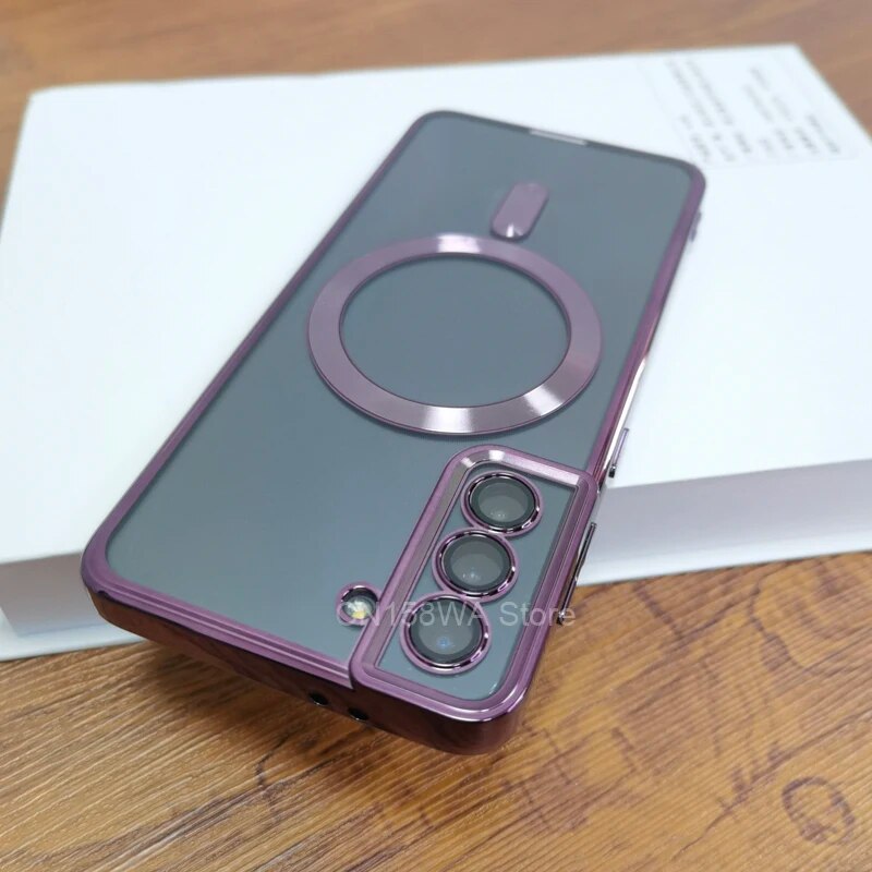 Plating Luxury For Magsafe Samsung Case - CaseShoppe Samsung S23 Ultra / Purple
