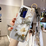 Luxury 3D Relief Flower Samsung Galaxy Cases - CaseShoppe For Samsung S23 / 0H8 / With two lanyards