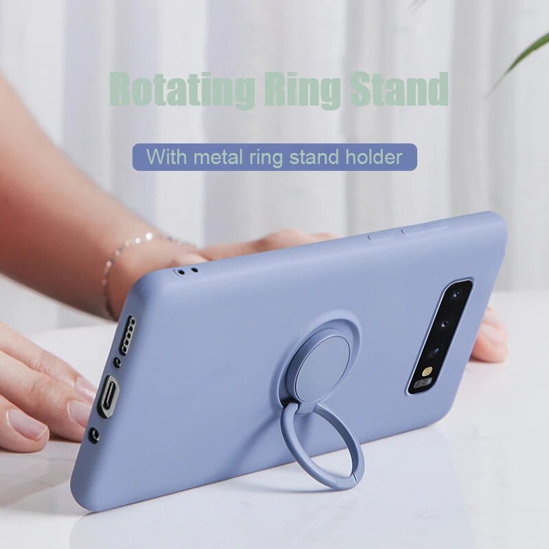 Modern Soft Silicone Magnetic Samsung Case