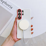 Leather Frameless Ultra Thin Magnetic Samsung Case
