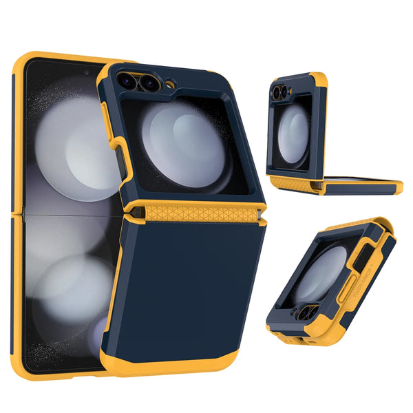 Plating Contrasting Colors Armor Samsung Galaxy Z Flip Case
