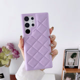 Geometric Diamond Lattice Samsung Galaxy Cases - CaseShoppe For Samsung S23 / Purple