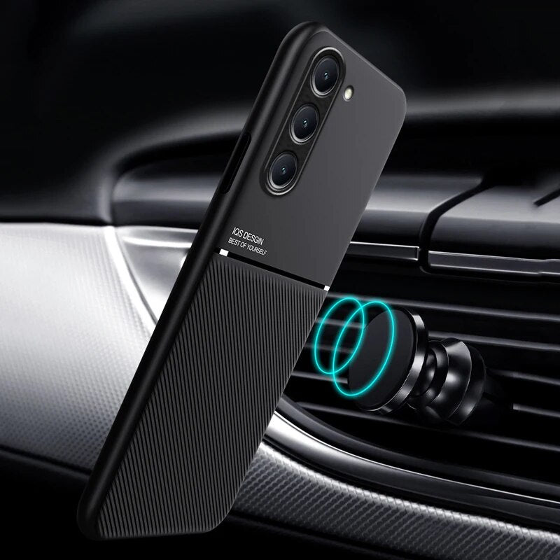 Leather Car Holder Samsung Case