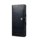 Classic Faux Leather Samsung Galaxy Cases - CaseShoppe For Samsung Galaxy S23 Ultra / Blue
