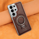 360 ° Rotating Bracket Leather Samsung Galaxy Case