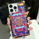 Luxury Print Plated Flower Samsung Galaxy Cases - CaseShoppe For Samsung S23 / 5