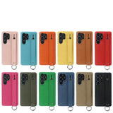 Wristband Strap Leather Samsung Cover