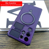 Shock Proof Ring Holder Samsung Cases - CaseShoppe Purple / Samsung Galaxy S24 Ultra