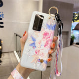Luxury 3D Relief Flower Samsung Galaxy Cases - CaseShoppe For Samsung S23 / 0H1 / With two lanyards