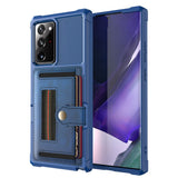 Wallet Pocket Samsung Galaxy Cases - CaseShoppe For Samsung S22 Ultra / Blue