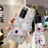 Luxury 3D Relief Flower Samsung Galaxy Cases - CaseShoppe For Samsung S23 / 0H0 / With two lanyards