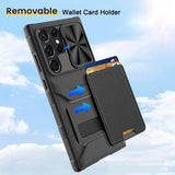 Rugged Shockproof Samsung Galaxy Cases with Wallet - CaseShoppe