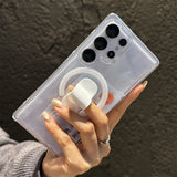 Card Holder Bumper Magnetic Case For Samsung