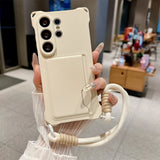 Braided Crossbody Strap Lanyard Phone Case For Samsung Galaxy