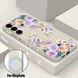 Flower Magsafe Soft Samsung Case