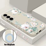 Flower Magsafe Soft Samsung Case