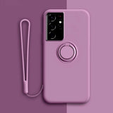 Modern Soft Silicone Magnetic Samsung Case