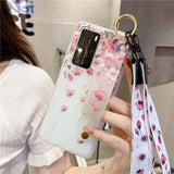 Luxury 3D Relief Flower Samsung Galaxy Cases - CaseShoppe For Samsung S23 / 0H9 / With two lanyards