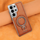 360 ° Rotating Bracket Leather Samsung Galaxy Case