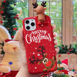 Christmas 3D Bear Santa Reindeer Samsung Galaxy Cases