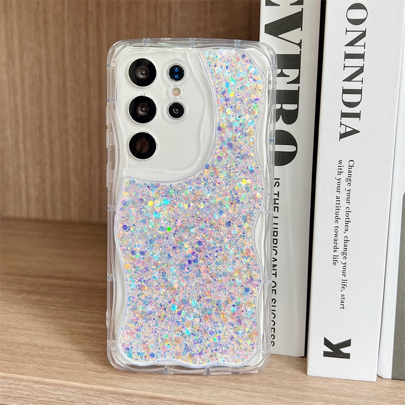 Luxury Glitter Clear Samsung Galaxy Cases - CaseShoppe