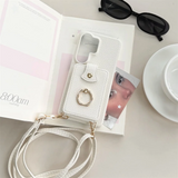 Crossbody Lanyard Ring Card Slots Samsung Galaxy Case