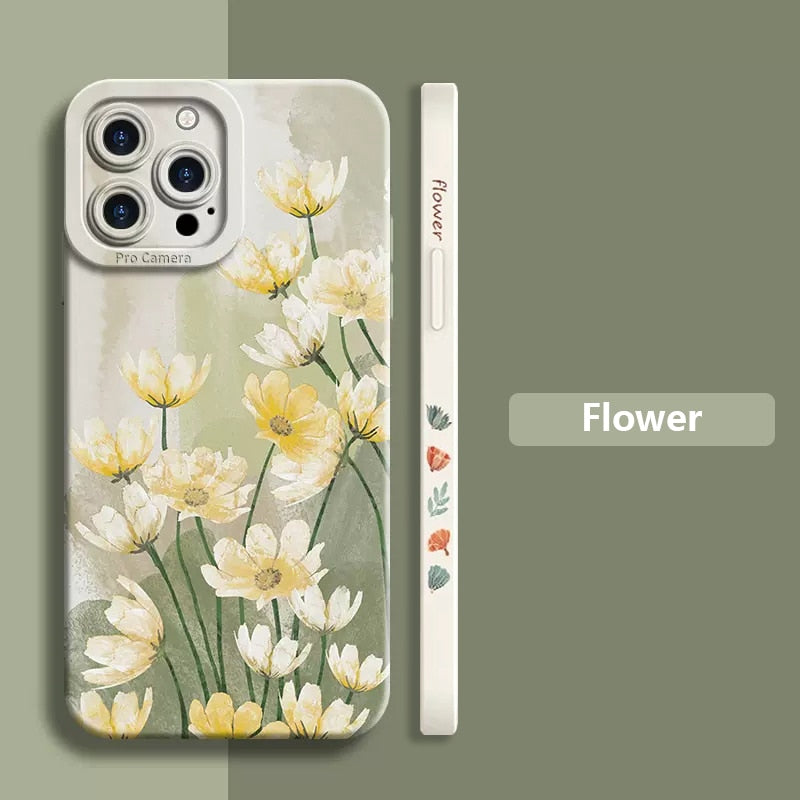 Watercolor Flower Plant Samsung Galaxy Cases - CaseShoppe For Samsung S23 Ultra / 4