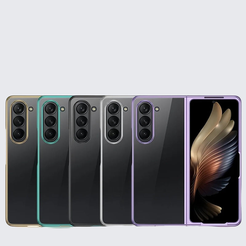 Electroplated Transparent Samsung Galaxy Z Fold Cases