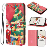 Christmas Leather Covers Samsung Galaxy Cases